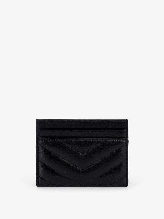 Saint Laurent Cassandre Leather Card Holder