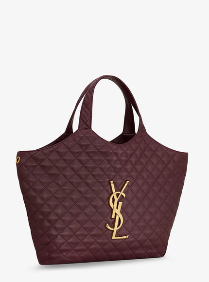 Saint Laurent Icare Quilted Leather Handbag