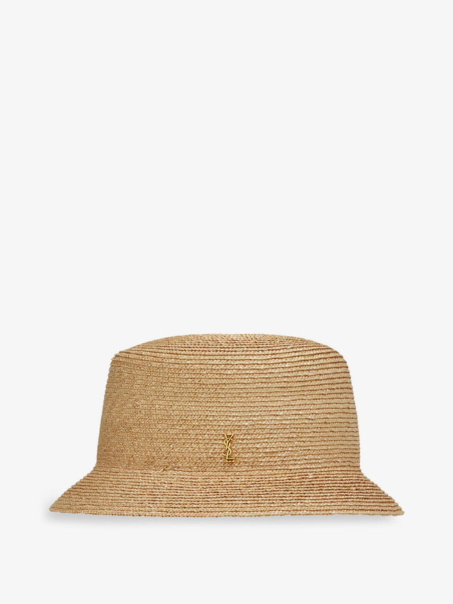Saint Laurent Raffia Fedora Hat Rope