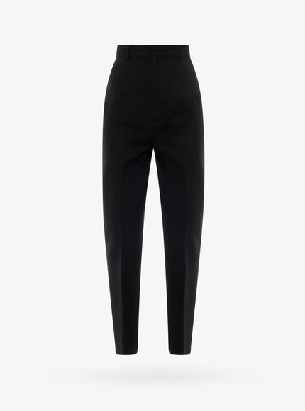 Saint Laurent Sustainable Virgin Wool Trouser Nero