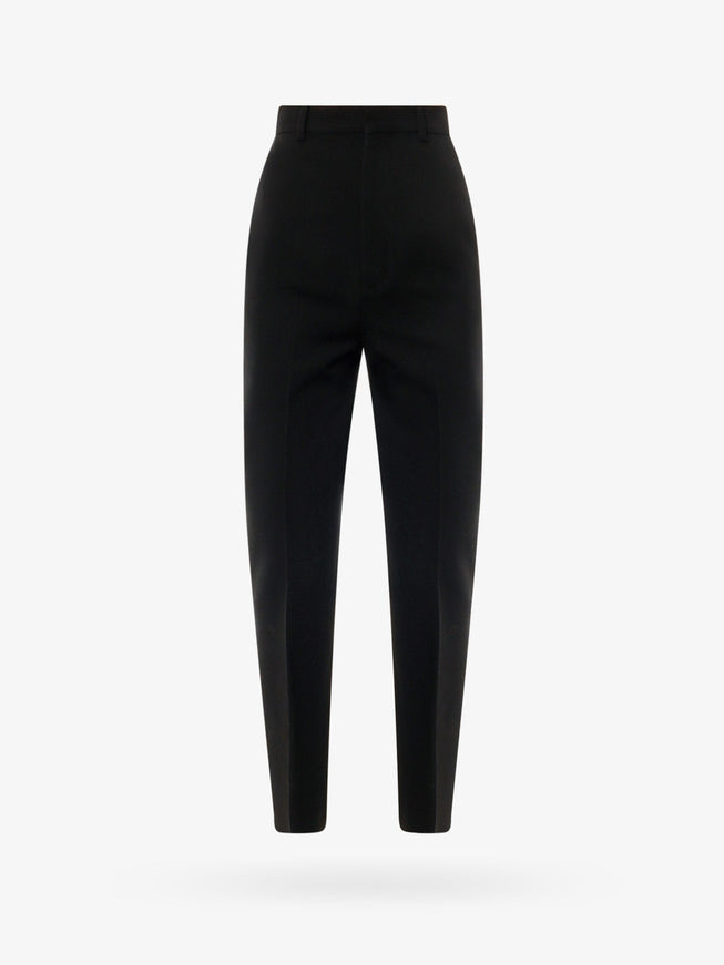 Saint Laurent Sustainable Virgin Wool Trouser Nero