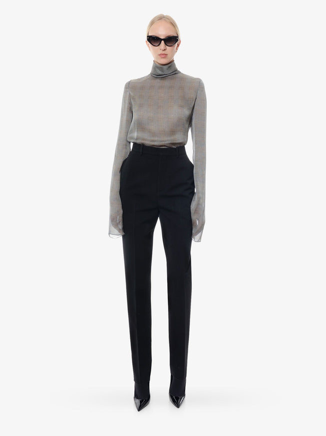 Saint Laurent Sustainable Virgin Wool Trouser