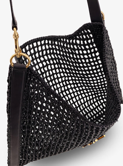 Saint Laurent Raffia Shoulder Bag