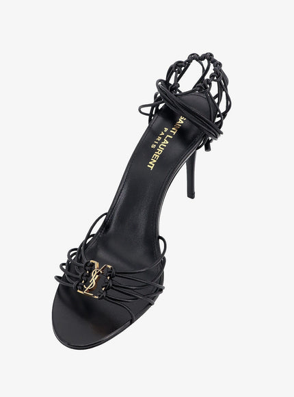 Saint Laurent Babylone 90 Leather Sandals