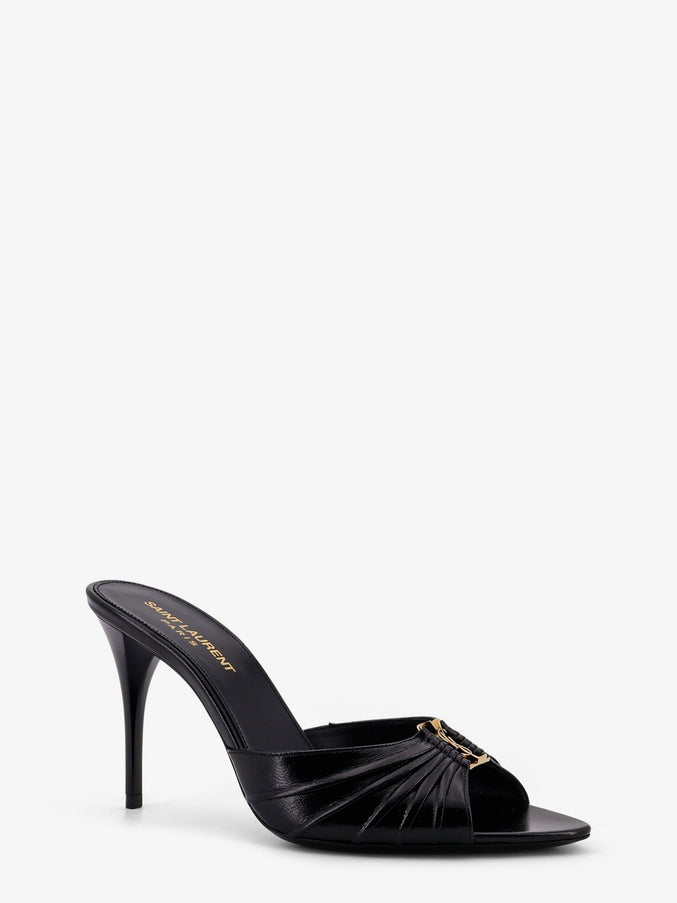 Saint Laurent Babylone 90 Leather Sandals