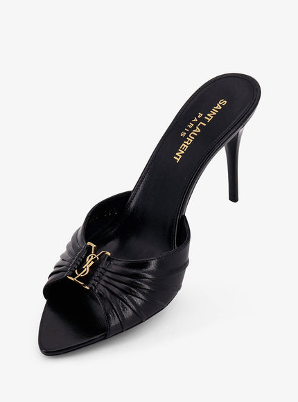 Saint Laurent Babylone 90 Leather Sandals
