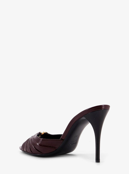Saint Laurent Babylone 90 Leather Sandals