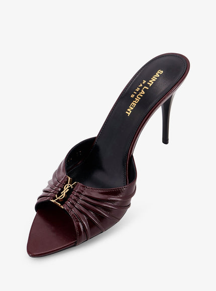 Saint Laurent Babylone 90 Leather Sandals