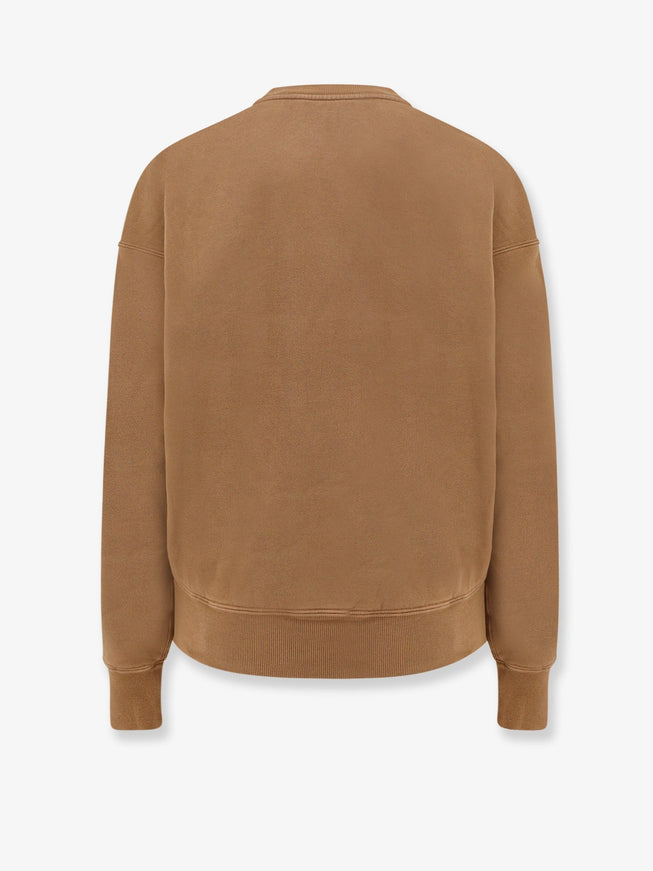 Saint Laurent Certified Cotton Sweatshirt With Logoed Label