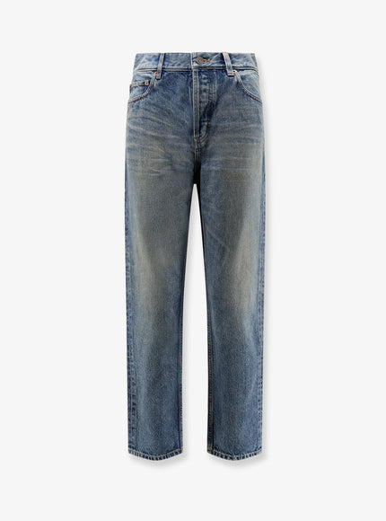Saint Laurent Ankle Midi Blue Denim Jeans Midi Blue