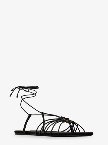 Saint Laurent Babylone Leather Sandals