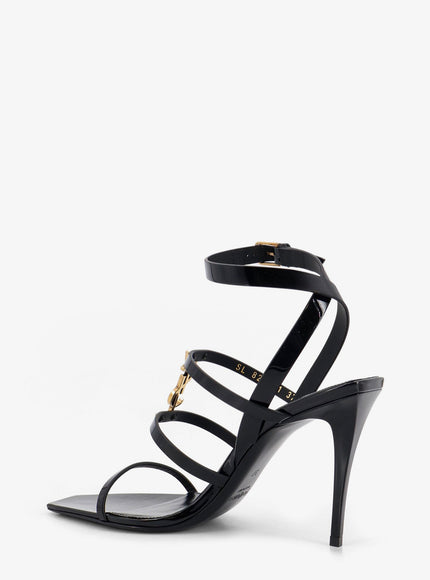 Saint Laurent Cassandre Patent Leather Sandals