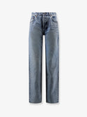 Saint Laurent Relaxed Straight Jeans South Blue