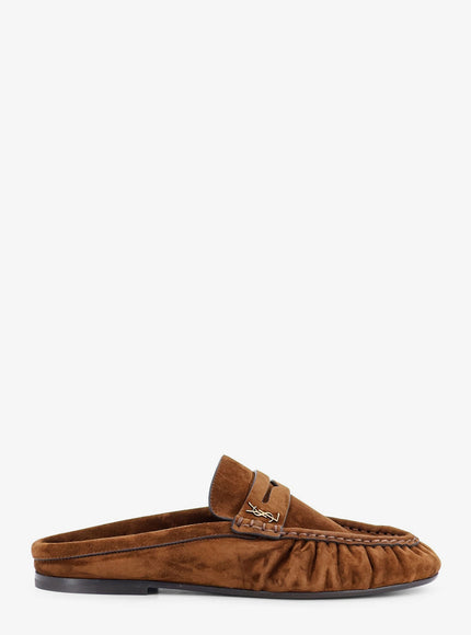 Saint Laurent Le Loafer 05 Moc Suede Loafer Dark Havana