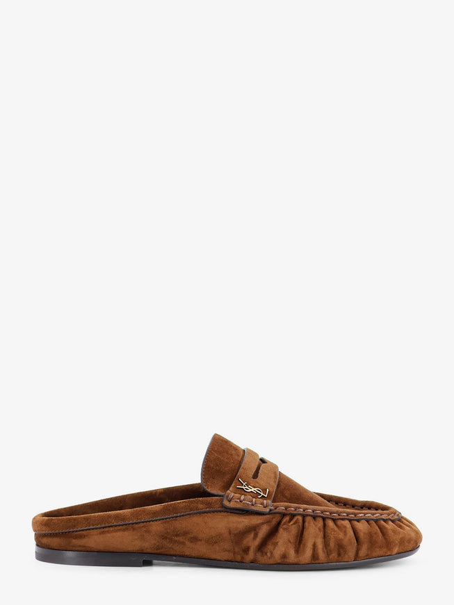 Saint Laurent Le Loafer 05 Moc Suede Loafer Dark Havana