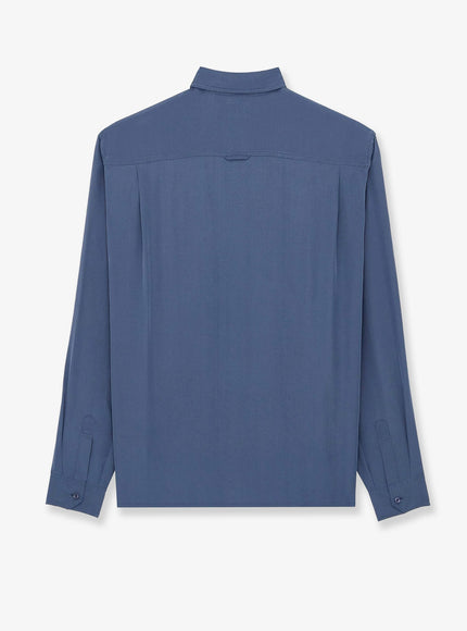 Saint Laurent Certified Viscose And Silk Shirt