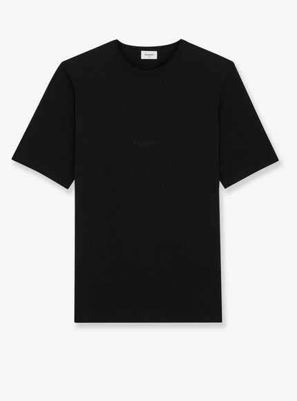 Saint Laurent Cotton T-Shirt Noir