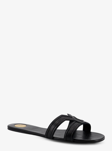 Saint Laurent Mabrouka Leather Sandals