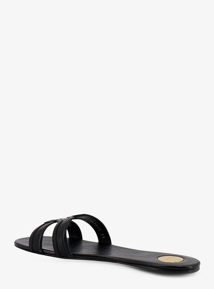 Saint Laurent Mabrouka Leather Sandals