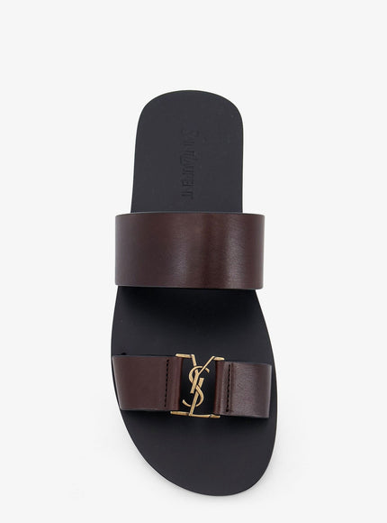 Saint Laurent Babylone Leather Sandals