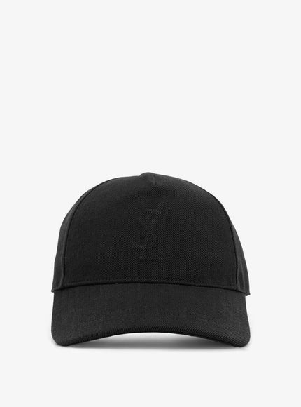 Saint Laurent Black Denim Hat Black