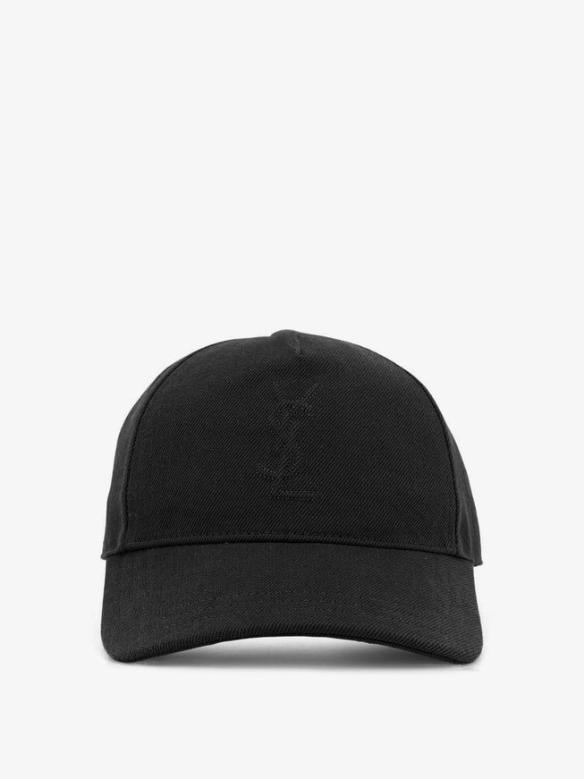 Saint Laurent Black Denim Hat Black
