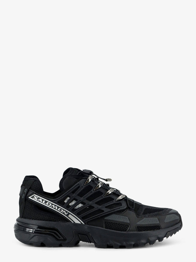 Salomon Acs Pro Shell Mesh Sneakers With Side Cut-Out Details Black