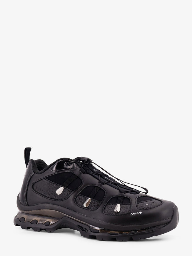 Salomon X Oamc Leather And Nylon Sneakers