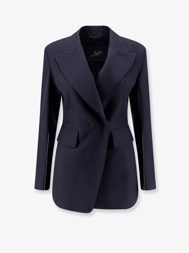 Seafarer Blazer Gilda In Lana Vergine Nero