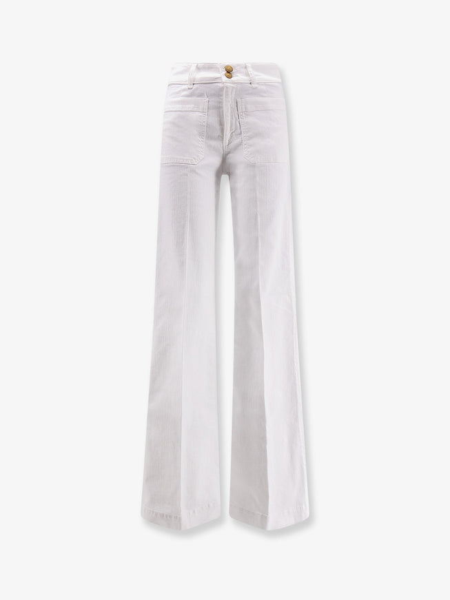 Seafarer Jane Denim Trousers Bianco