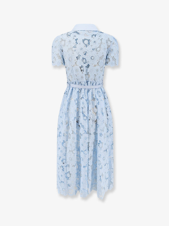Self Portrait Long Lace Dress
