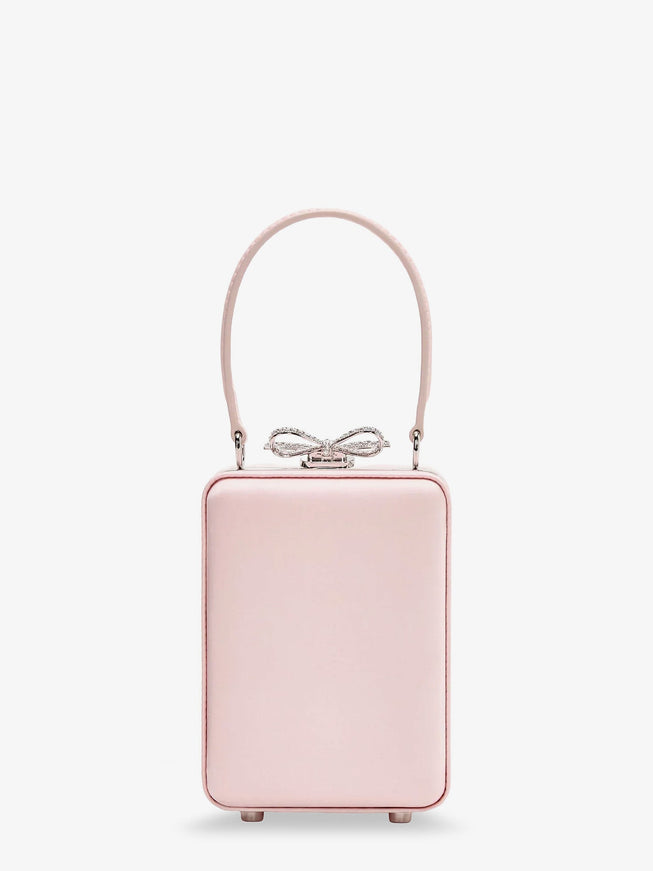 Self Portrait Satin Crossbody Bag With Crystal Details
