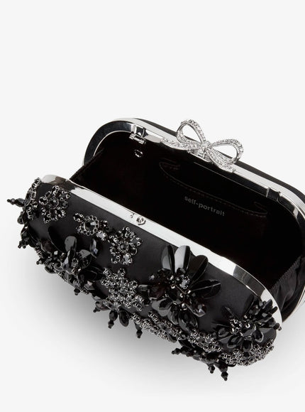 Self Portrait Crystals Clutch Bag