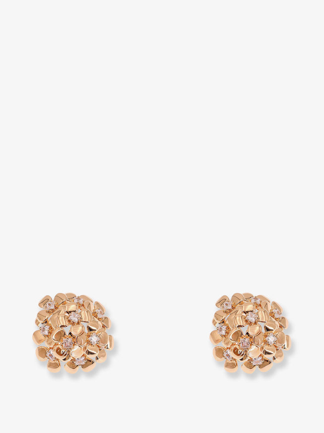 Self Portrait Gold Brass Earrings Uni Gold