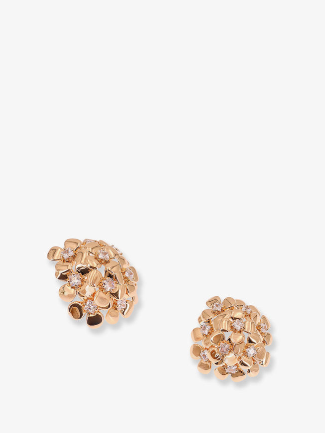 Self Portrait Gold Brass Earrings