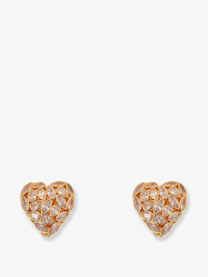 Self Portrait Gold Brass Earrings Uni Gold