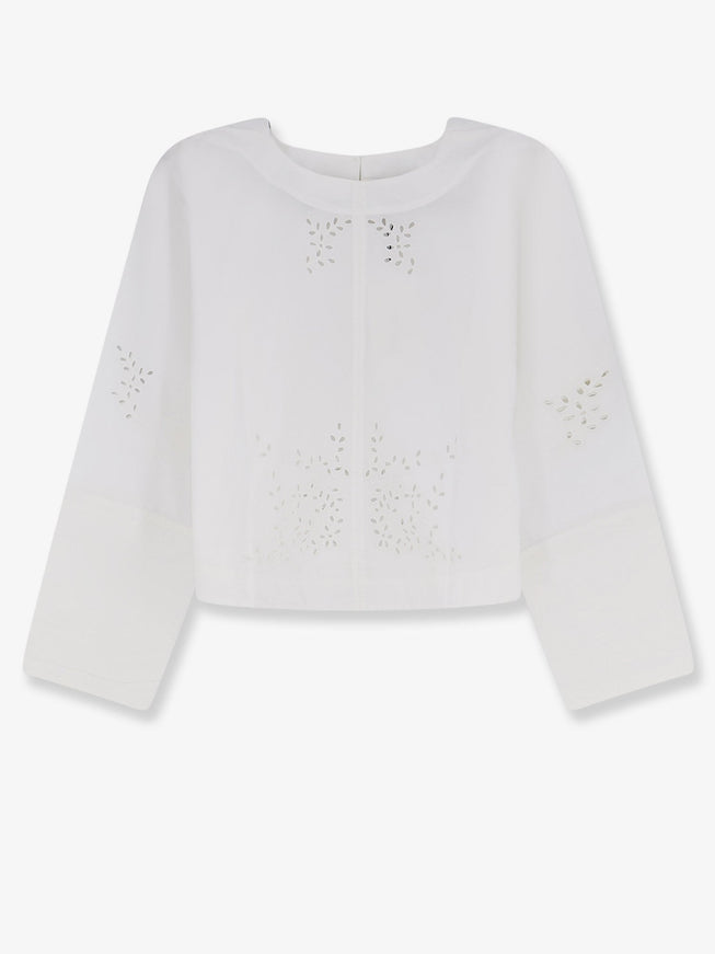 Soeur Hansel Cotton Shirt Blanc