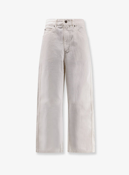 Soeur Eliott Denim Trousers Blanc