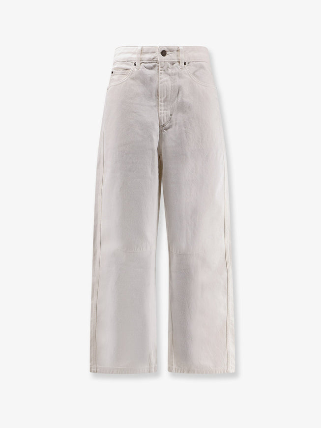 Soeur Eliott Denim Trousers Blanc