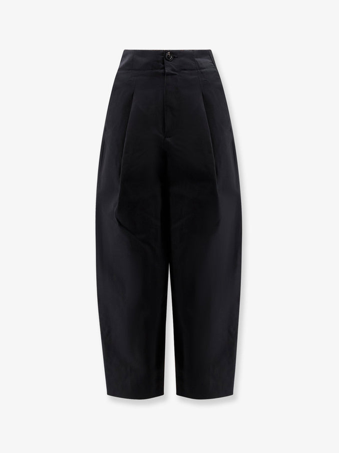 Soeur Daley Organic Cotton And Linen Trousers Noir