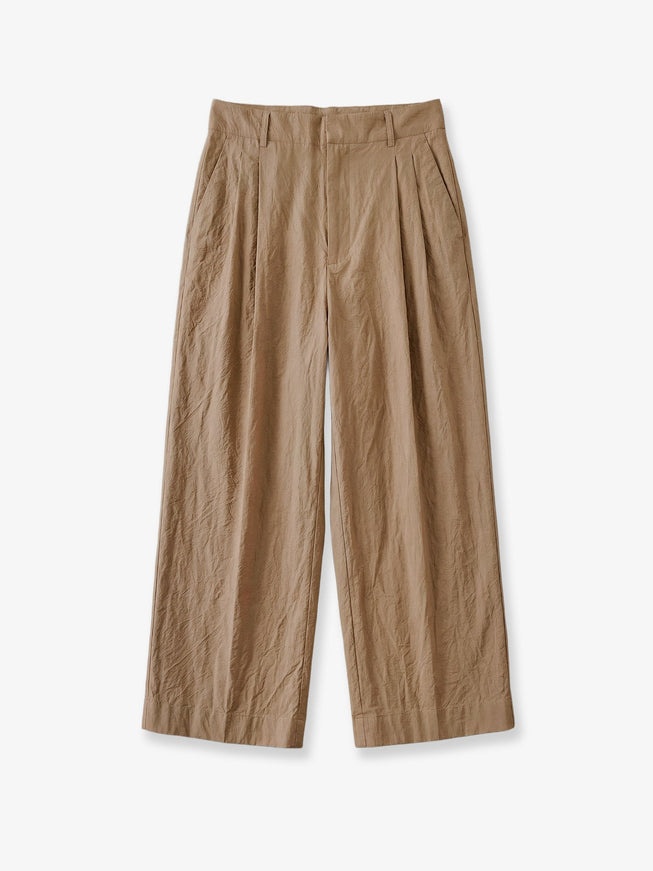 Soeur Watson Biologic Cotton Blend Trousers Sable