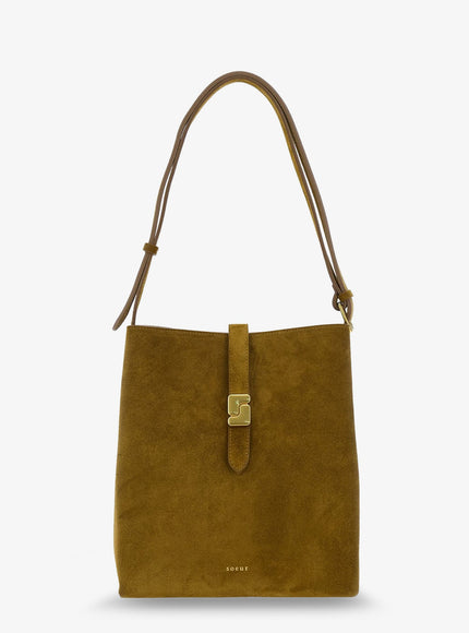 Soeur Bello Suede Shoulder Bag Uni Caramel