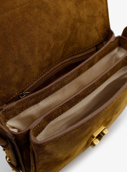 Soeur Bellissima Mini Suede Crossbody Bag