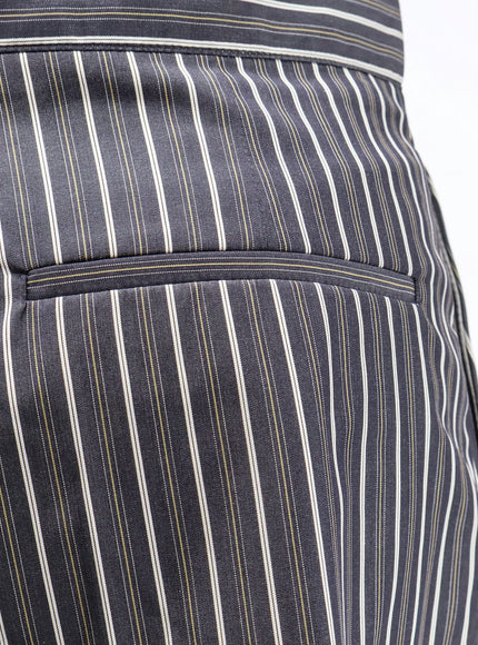 Soeur Henna Striped Cotton Bermuda Shorts