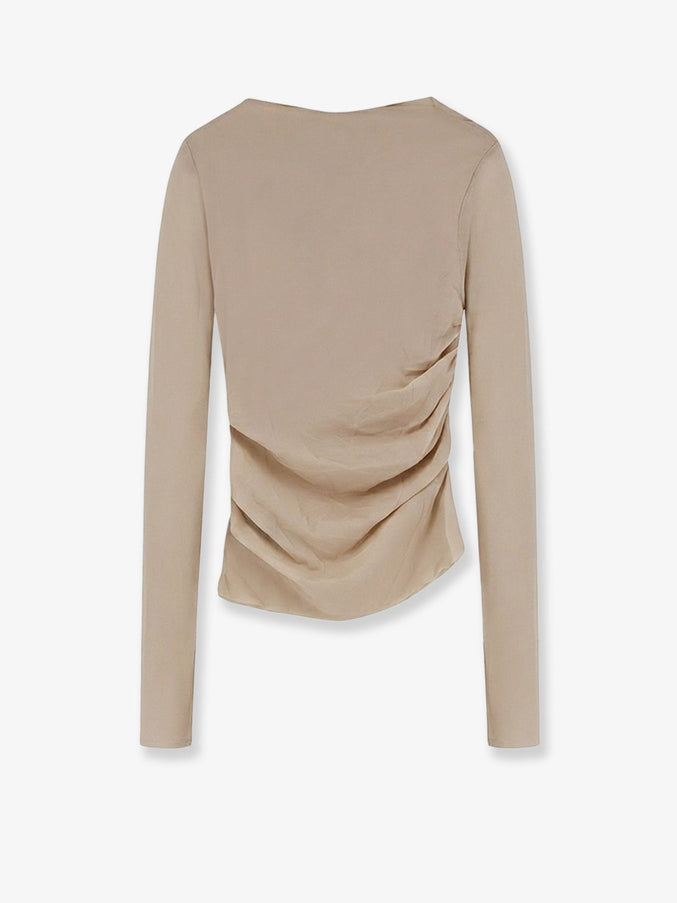 Soeur Gaia Extra-Fine Cotton Crêpe Top