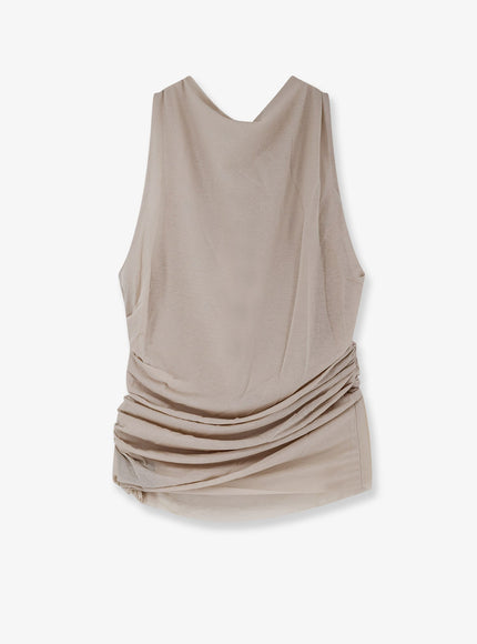 Soeur Irina Extra-Fine Cotton Crêpe Top