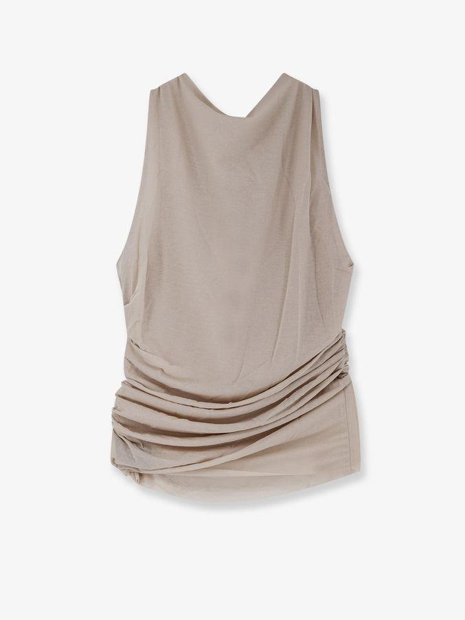 Soeur Irina Extra-Fine Cotton Crêpe Top