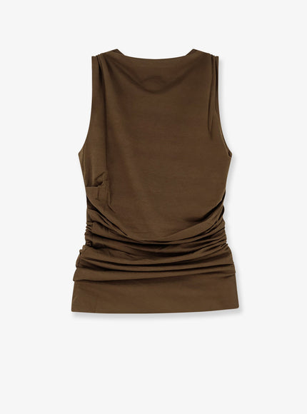 Soeur Irina Extra-Fine Cotton Crêpe Top