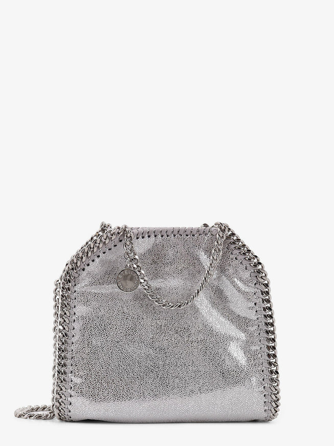 Stella Mccartney Falabella Tiny Shaggy Deer Crossbody Bag Uni Silver