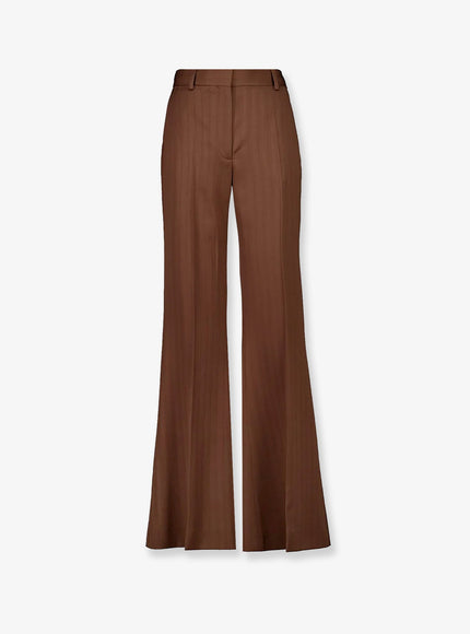 Stella Mccartney Native Regenerative Wool Trousers Sienna
